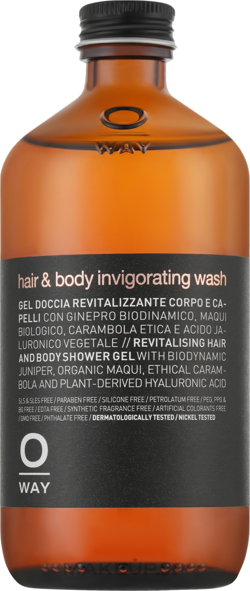 Energizing Hair & Body Wash - Oway Man Hair & Body Invigorating Wash — photo 240 ml