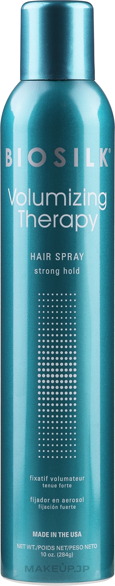 Strong Hold Hair Spray - BioSilk Volumizing Therapy Hairspray Strong Hold — photo 284 g