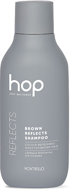Color Boost Shampoo for Brow Hair - Montibello HOP Brown Reflects Shampoo — photo N1