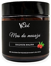 Fragrances, Perfumes, Cosmetics Vegan Massage Mousse 'Juicy Raspberry' - VCee Juicy Raspberry Massage Mousse