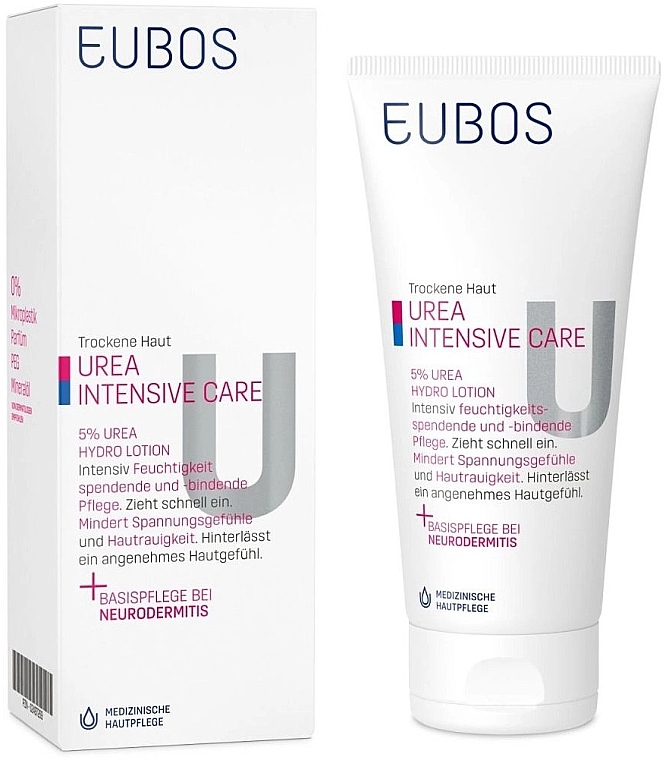 5% Urea Body Lotion - Eubos Med Urea Intensive Care 5% Urea Hydro Lotion — photo N1