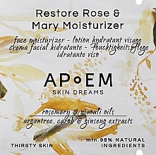 Aromatic Moisturising Face & Body Cream - APoEM Restore Rose & Mary Moisturizer — photo N1