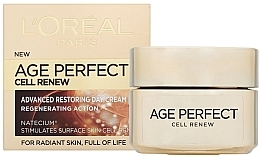 Fragrances, Perfumes, Cosmetics Regenerating Day Cream - L'Oreal Paris Age Perfect Cell Renew Day Cream