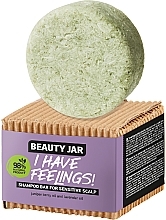 Fragrances, Perfumes, Cosmetics Solid Shampoo for Sensitive Scalp with Juniper & Lavender - Beauty Jar I Have Feelings