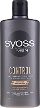 Fragrances, Perfumes, Cosmetics Shampoo-Conditioner for Normal and Dry Hair - Syoss Men Control 2-in-1 Shampoo-Conditioner