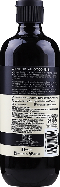 Shower Gel - Baylis & Harding Goodness Lemongrass & Ginger Natural Body Wash — photo N2
