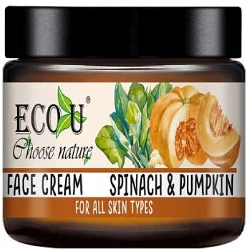 Face Cream ‘Spinach & Pumpkin’ - Eco U Pumpkins And Spinach Face Cream — photo N1