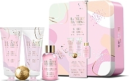 Fragrances, Perfumes, Cosmetics Set - Grace Cole The Luxury Bathing Sweet Orange & Ylang Ylang Set (sh/gel/50ml + b/cr/50ml + h/cr/50ml + bath/bomb/25g)