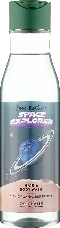 Kids Hair & Body Wash with Organic Blueberry Extract - Oriflame Love Nature Hair And Body Wash Space Explorer — photo N3