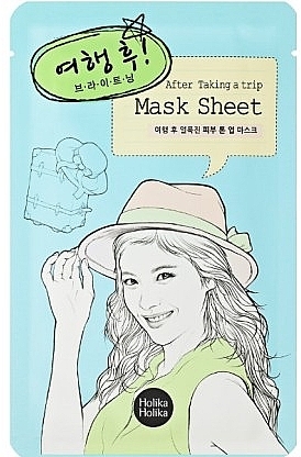 Sheet Mask "After Taking a Trip" - Holika Holika After Mask Sheet Taking A Trip — photo N1
