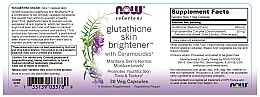 Glutathione Skin Brightener - NOW Foods Solutions Glutathione Skin Brightene — photo N2