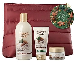 Fragrances, Perfumes, Cosmetics Set - Bottega Verde Karite D'Africa Gift Set (cr/50ml + lot/400ml + h/cr/75ml + bag/1pc) 