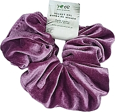 Fragrances, Perfumes, Cosmetics Velvet Scrunchie, eggplant - Yeye Velvet XXL