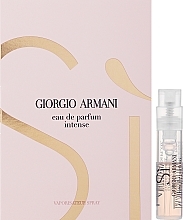 GIFT! Giorgio Armani Si Intense - Intense Eau de Parfum (sample) — photo N2