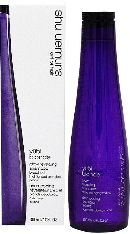 Shine Shampoo for Bleached Highlighted Blondes - Shu Uemura Art Of Hair Yubi Blonde Glow Revealing Shampoo — photo N1