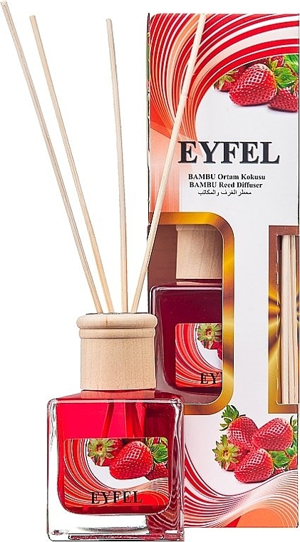 Reed Diffuser "Strawberry" - Eyfel Perfume Reed Diffuser Strawberry — photo N4