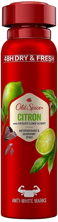 Deodorant Spray - Old Spice Citron Antiperspirant & Dezodorant Spray — photo N1