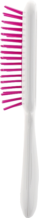 Hair Brush, white/fuchsia - Janeke Superbrush Small The Original — photo N2