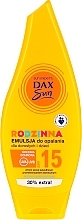 Fragrances, Perfumes, Cosmetics Sunscreen Emulsion - DAX Sun Body SPF 15