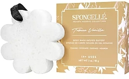 Reusable Foamy Bath Sponge 'Tobacco Vanilla' - Spongelle Private Reserve Collection Tobacco Vanilla — photo N1