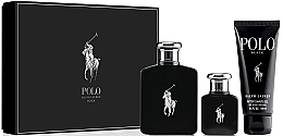 Fragrances, Perfumes, Cosmetics Ralph Lauren Polo Black - Set (edt/125ml + edt/40ml + ash/gel/100ml)