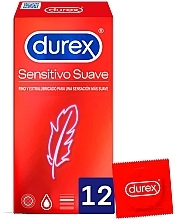 Fragrances, Perfumes, Cosmetics Condoms, 12 pcs - Durex Sensitive Soft