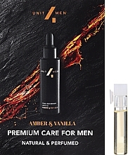 GIFT! Beard serum - Unit4Men Amber&Vanilla Beard Serum (sample) — photo N1