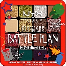 Fragrances, Perfumes, Cosmetics Eyeshadow Palette, 16 shades - NYX Professional Makeup Home Alone Ultimate Battle Plan Shadow Palette