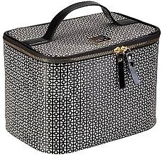 Fragrances, Perfumes, Cosmetics Makeup Bag - Auri Simple Black & White Makeup Case