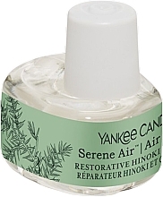 Electric Diffuser Refill 'Revitalizing Hinoki & Juniper' - Yankee Candle Serene Air — photo N2