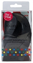 Fragrances, Perfumes, Cosmetics Compact Hair Brush, black - Rolling Hills Compact Detangling Brush Black