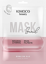 Fragrances, Perfumes, Cosmetics Snail Mucus Regenerating Face Sheet Mask - Kimoco Beauty Repairing & Firming Snail Filtrate Mask