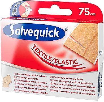 Textil Plasters, 75 cm - Salvequick Textil Elastic — photo N1