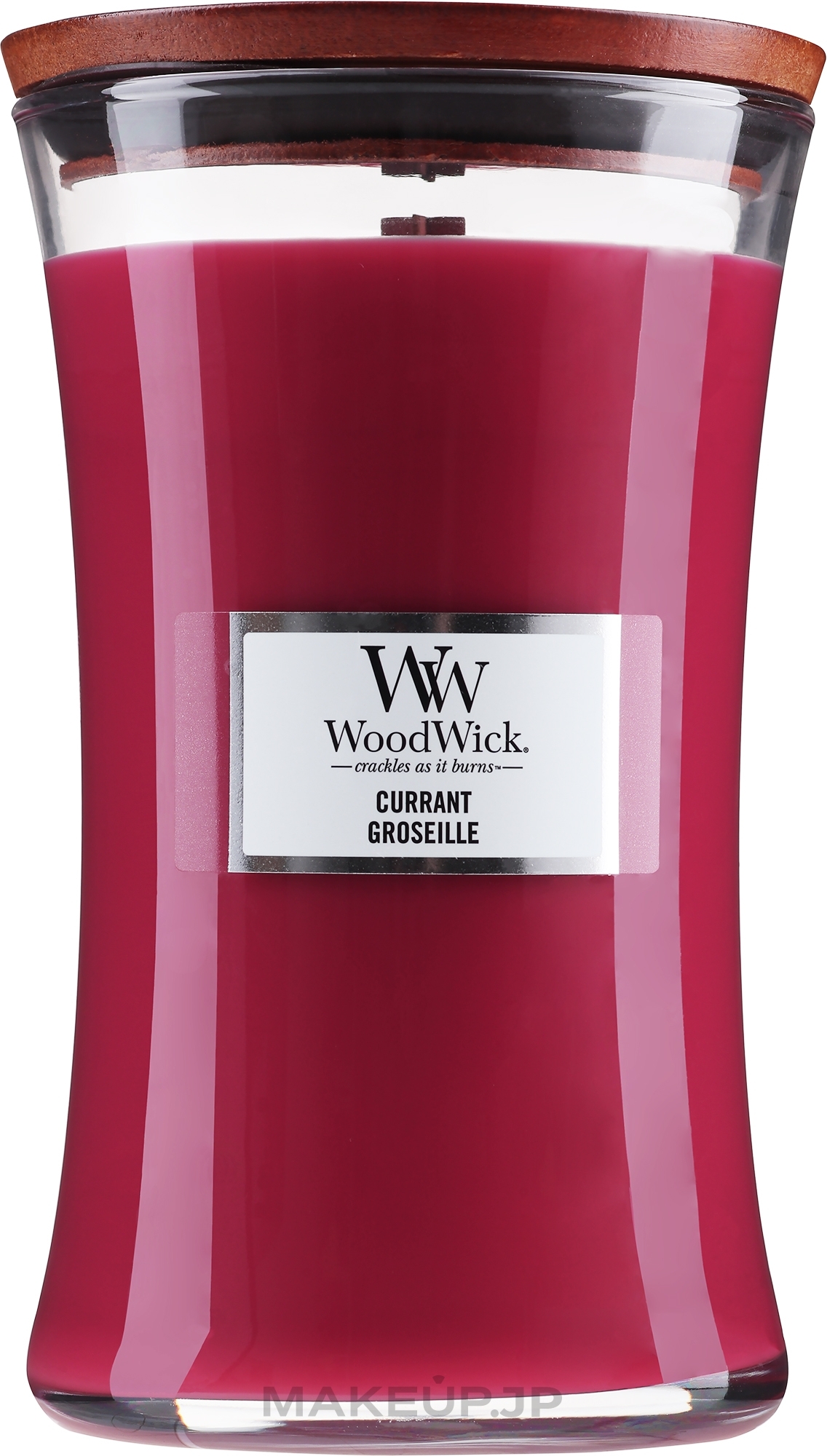 Scented Candle in Glass - WoodWick Candle Currant — photo 610 g