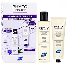 Fragrances, Perfumes, Cosmetics Set - Phyto Phytokeratine Treatment Kit (shm/250ml + h/mask/150ml)