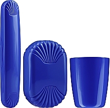 Fragrances, Perfumes, Cosmetics Toilet Set, 42058, dark blue - Top Choice Set (accessory/3pcs)