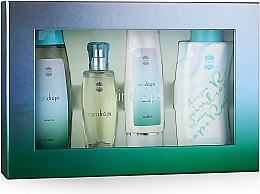 Fragrances, Perfumes, Cosmetics Ajmal Raindrops - Set (edp/50ml + sh/gel/200ml + b/lot/100ml+ powder/100g)