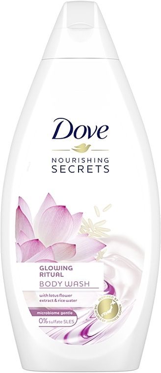 Lotus Flower Shower Gel - Dove Nourishing Secrets Glowing Ritual Body Wash — photo N1