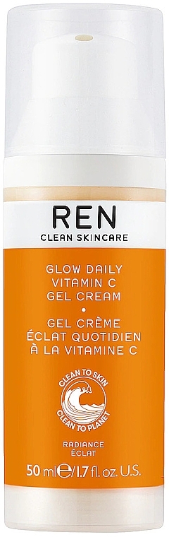 Moisturizing Gel Cream - Ren Clean Skincare Glow Daily Vitamin C Gel Cream — photo N1