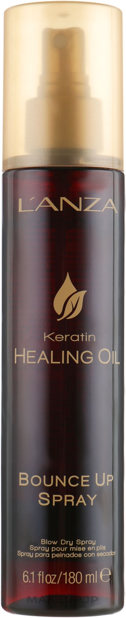 Bounce Up Hair Styling Spray - L'ANZA Keratin Healing Oil Bounce Up Spray — photo 180 ml