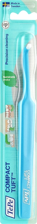 Mono Toothbrush, blue - TePe Tuft Toothbrush — photo N1