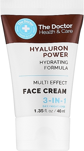 Face Cream 3 in 1 - The Doctor Health & Care Hyaluron Power Face Cream — photo N1