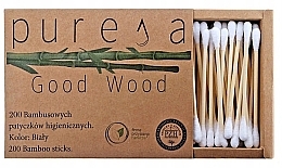 Fragrances, Perfumes, Cosmetics Bamboo Cotton Swabs, white - Puresa Good Wood