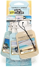 Fragrances, Perfumes, Cosmetics Car Air Freshener Set - Yankee Candle Car Jar Beach Vacation