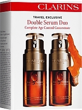 Fragrances, Perfumes, Cosmetics Face Care Set - Clarins Travel Exclusive Double Serum Duo (serum/2x30ml)