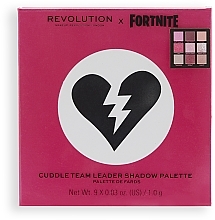 Eyeshadow Palette - Makeup Revolution X Fortnite Cuddle Team Leader 9 Pan Shadow Palette — photo N6