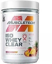 Fragrances, Perfumes, Cosmetics Ultra-Pure Protein Isolate - MuscleTech ISO Whey Clear Pink Tropical Punch