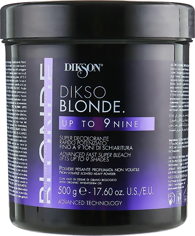 Advanced Bleaching Hair Powder - Dikson Dikso Blonde Bleaching Powder Up To 9 — photo N4