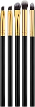 Makeup Brushes Set 5in1, PF-82, black - Puffic Fashion — photo N1