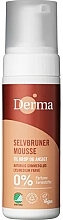 Self-Tanning Face & Body Mousse - Derma Selvbruner Mousse — photo N1